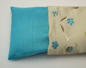 Eye Pillow - Lavender or Unscented in a Delicate Floral Brocade - Bath and Beauty