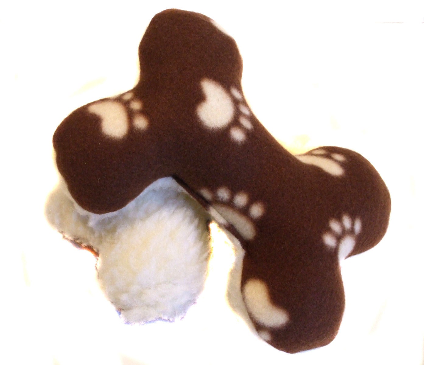 Pet Toy - Small Bone - Chocolate Paw
