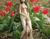 sale Wood Satyr garden art..ooak