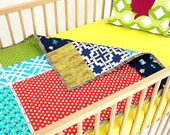 Crib Sheet , Fitted Crib Sheet , Bumperless , Crib Bedding Mellow Yellow