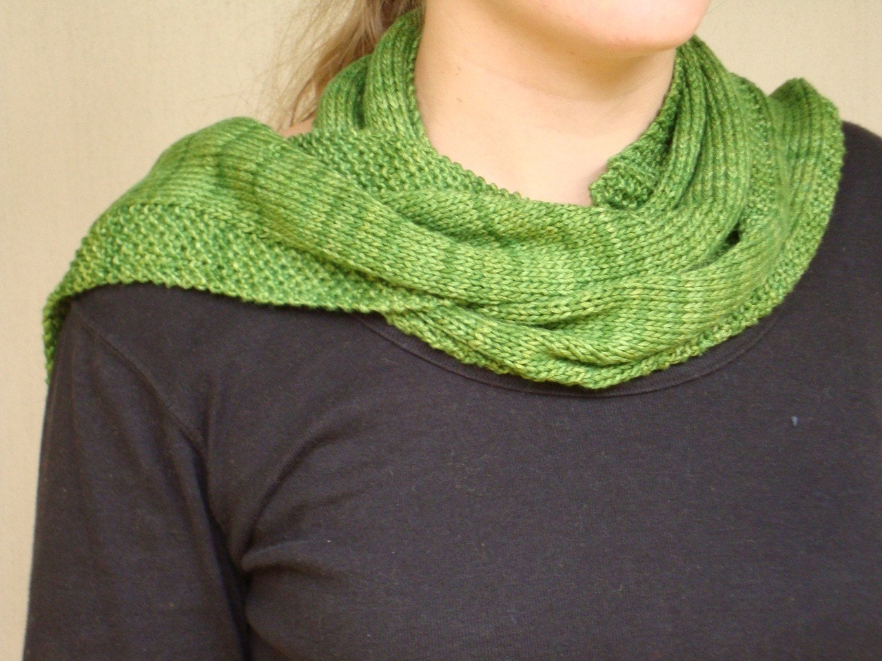Hand Knitted Bamboo Scarf - choose from 24 colors