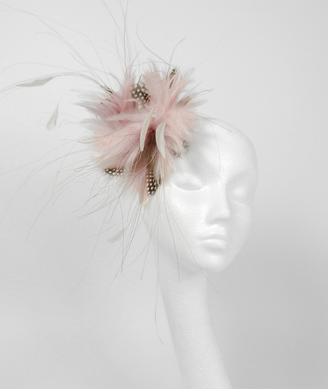 Pink  Fascinator Hat for Kentucky Derby, Weddings and Christmas Parties