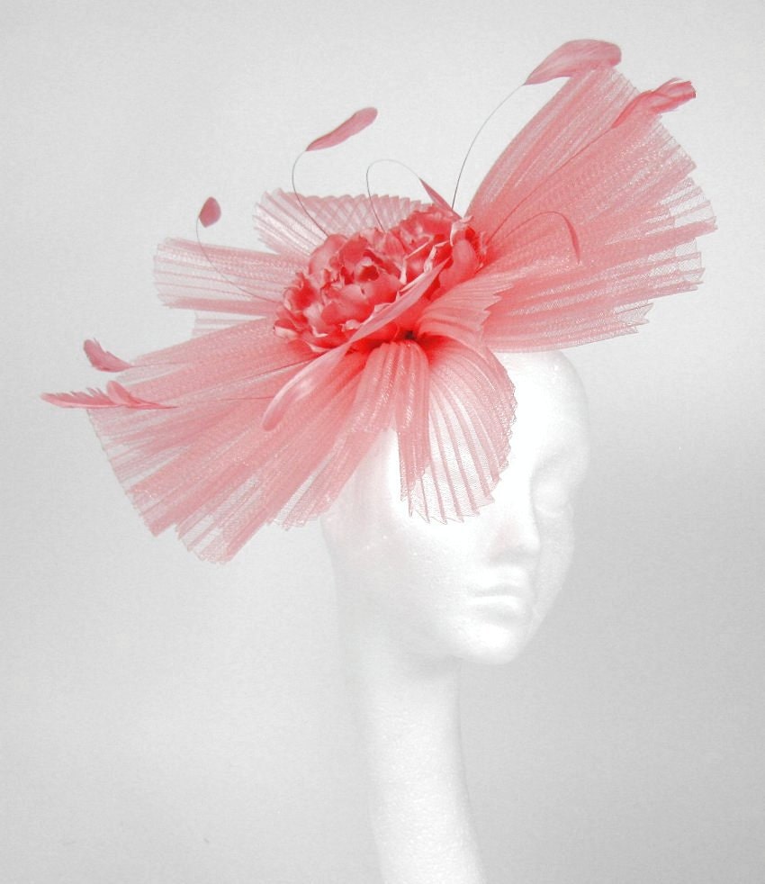 Coral Fascinator