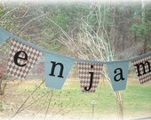 DESIGN YOUR OWN  - custom - personalized banner /  bunting 8- 10 panels