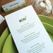 Printable Menu Card - Garden Party