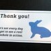 8 laminated mini notes for jerks, parking, bad people (mature) (WG205)