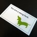 8 laminated mini notes for jerks, parking, bad people (mature) (WG205)