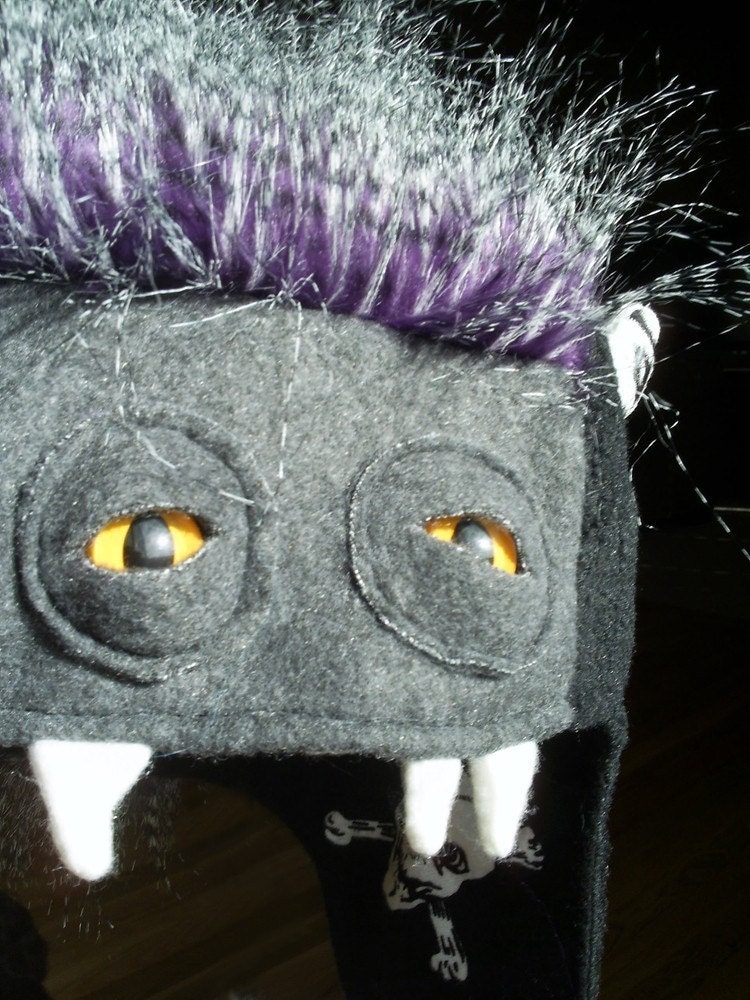 READY TO SHIP - Rubella Hungry Hat - Baby Size