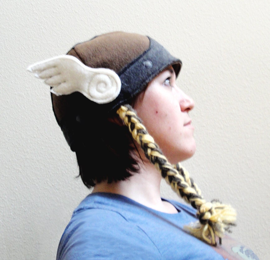 Valkyrie Beanie - Adult Large Size - Ready to Ship