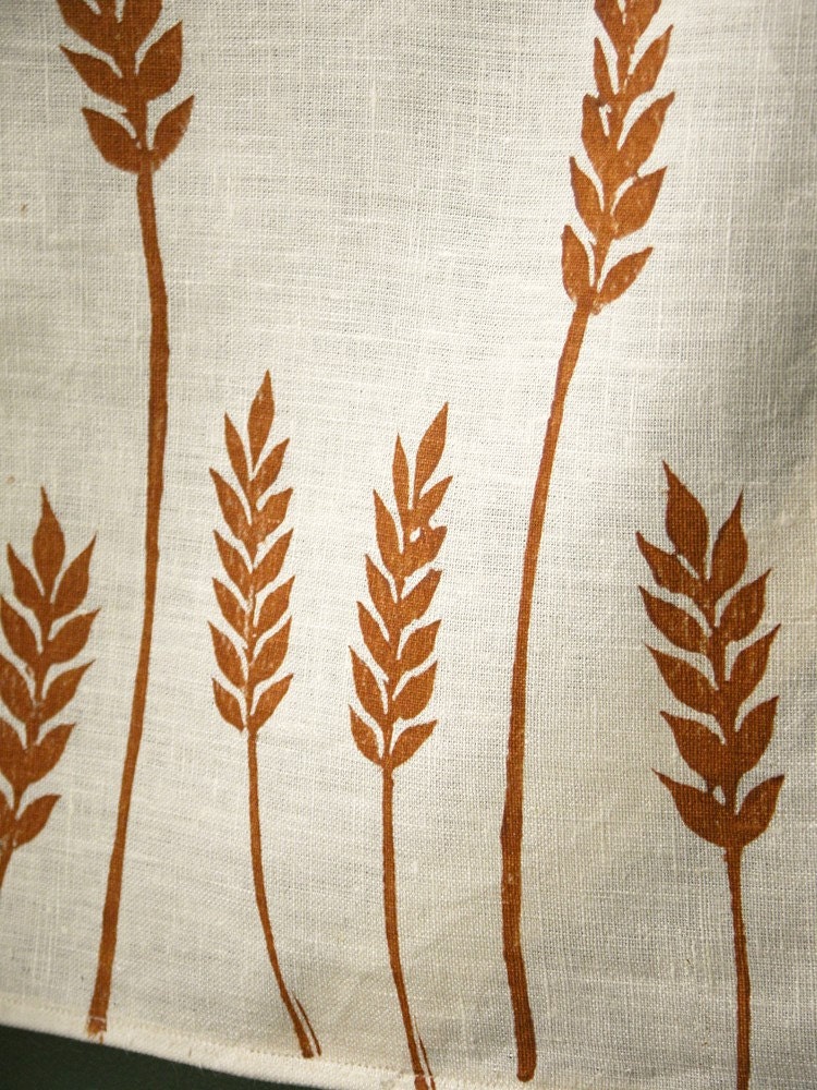 Whole Wheat Linen Tea Towel