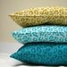 Leopard Print hand printed linen lumbar pillow cases set of three