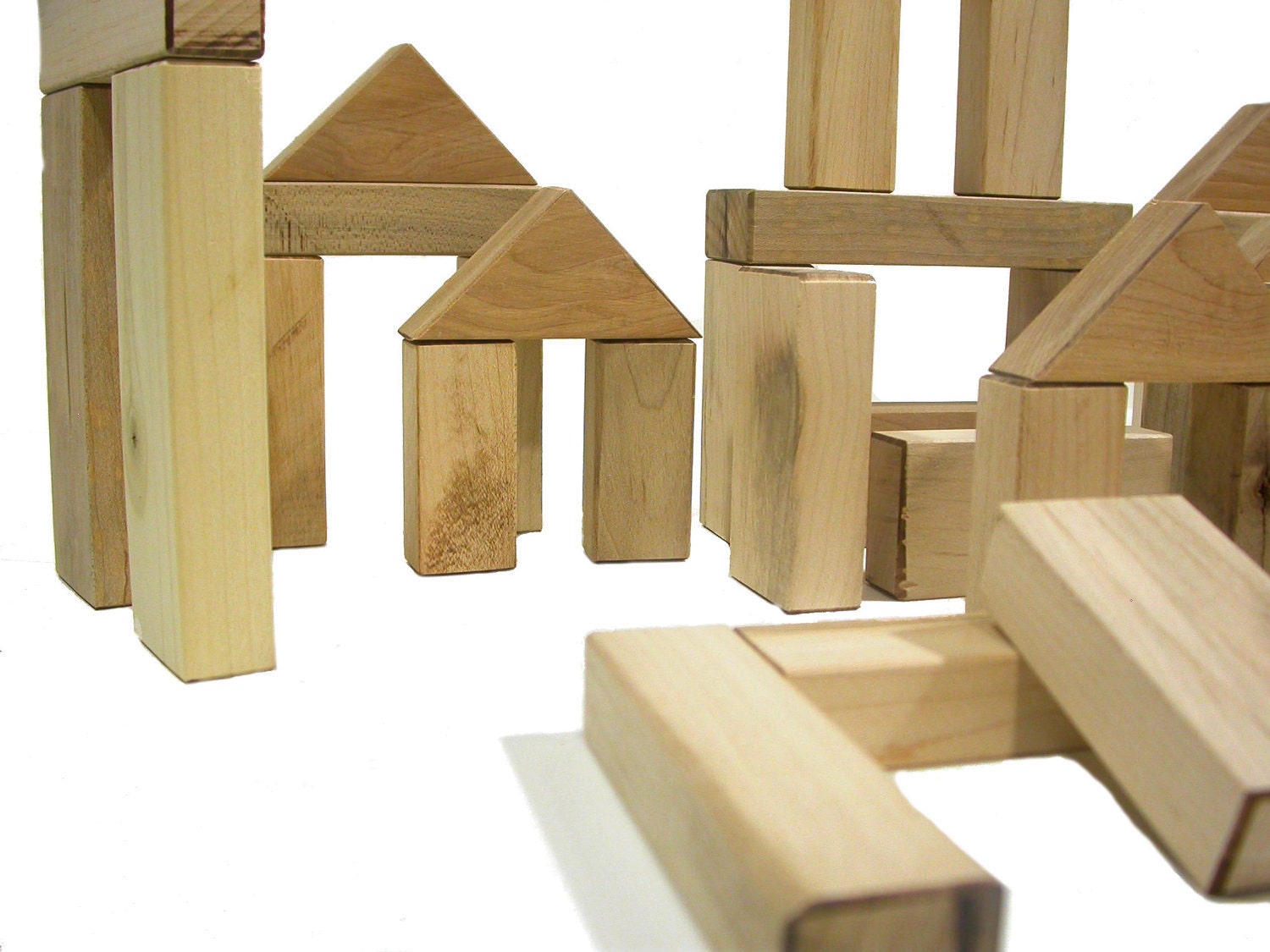 LOWEST PRICE on Etsy - 24 Reclaimed Wood Blocks - Toy Building Blocks - Made From Natural reclaimed Wood - Natural - Eco-Friendly - Safe