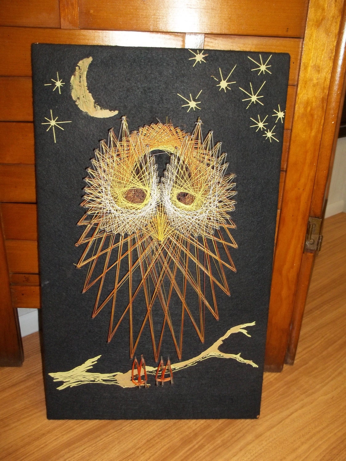 owl string art