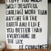 I Love You Much - E.E. Cummings Poem on Canvas - 16x20