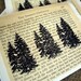 Literary Cards - Pine Trees - Set of 3