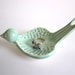 Ring dish, Mint green,  Ring holder, Ceramic Jewelry dish, Wedding ring holder, Candle holder,  Clay  Pottery,