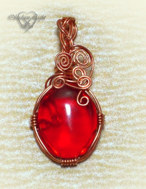 Red Fantasy Pendant