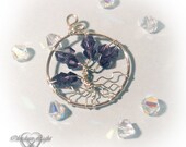 Teeny-Tiny Amethyst Silver Tree