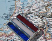 Netherlands Flag Stained Glass Pendant