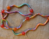 Polymer clay necklace