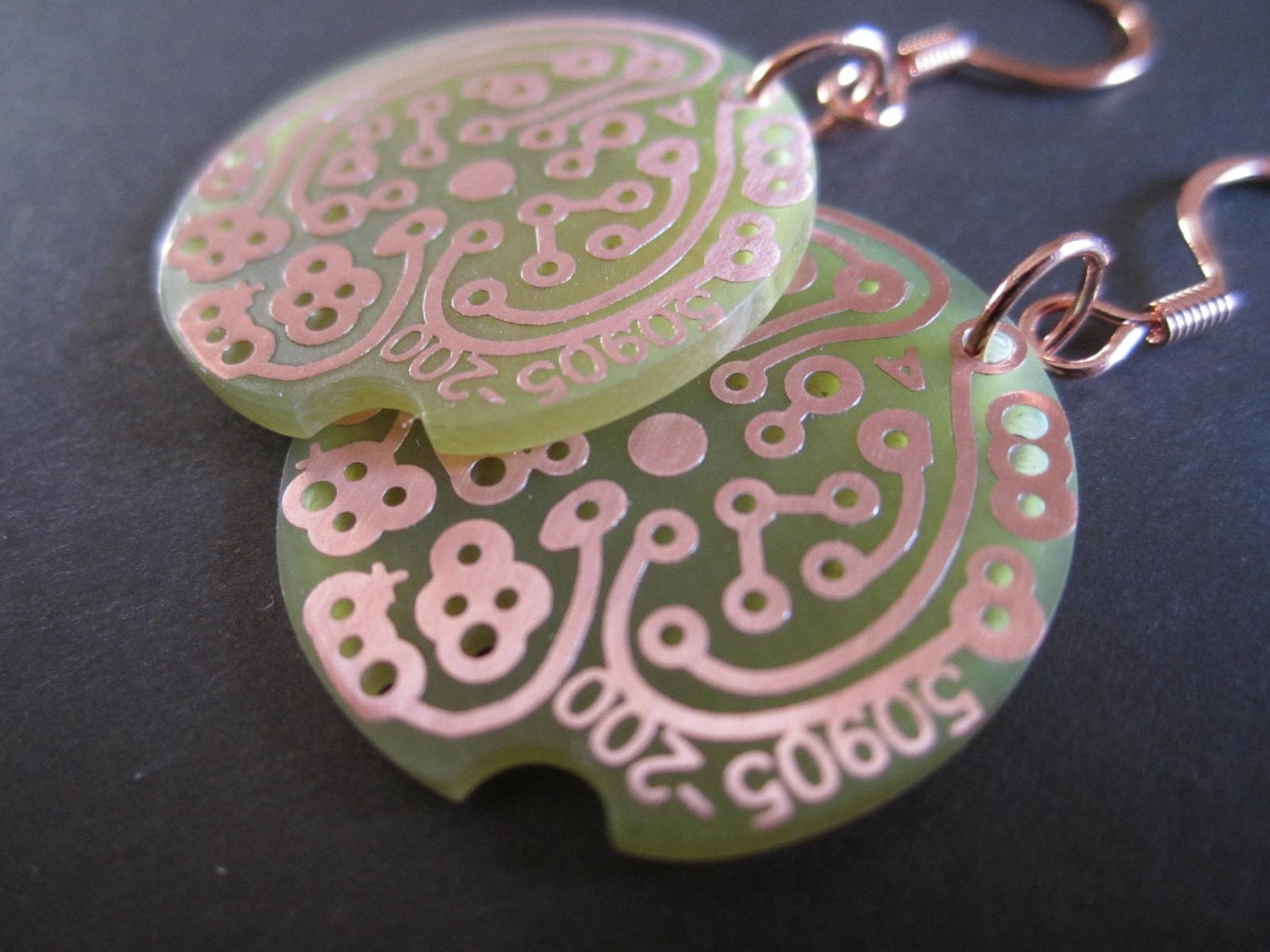Discs of Upcycled Circuit Boards