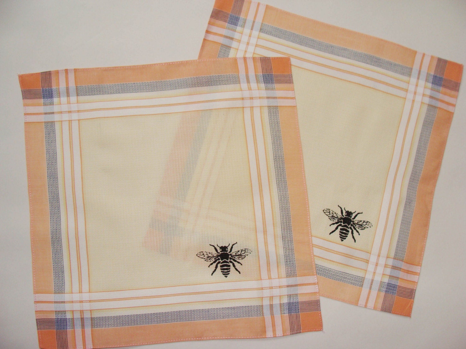 Sneezy Sheets, Set of 2 Silk-screened Handkerchiefs