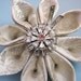 Bright Obi Silk Tsumami Kanzashi Hair Comb
