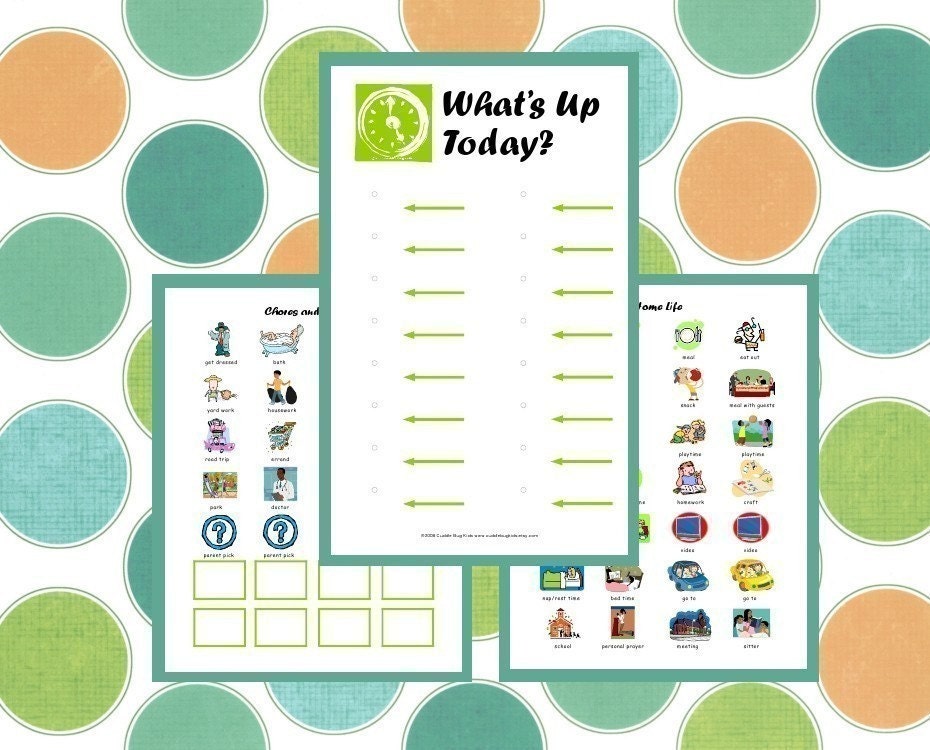 How to Visual Schedule at Home Tutorial and Tools PDF INSTANT DOWNLOAD Great Summer Vacation Helper