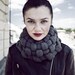 Woven Cowl in Dark Grey