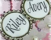 PERSONALIZED CUSTOM NAME Bottle Cap Necklace Pendant