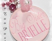 PERSONALIZED BIG SISTER Bezel  Pendant Necklace