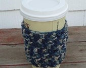 Summer Sale 20% off w/ code "Summer"  Clearing Out Sale  The "Manly" Coffee Sleeve Blue, Tan and Green