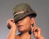 Borrowed From The Boys - Khaki Fedora
