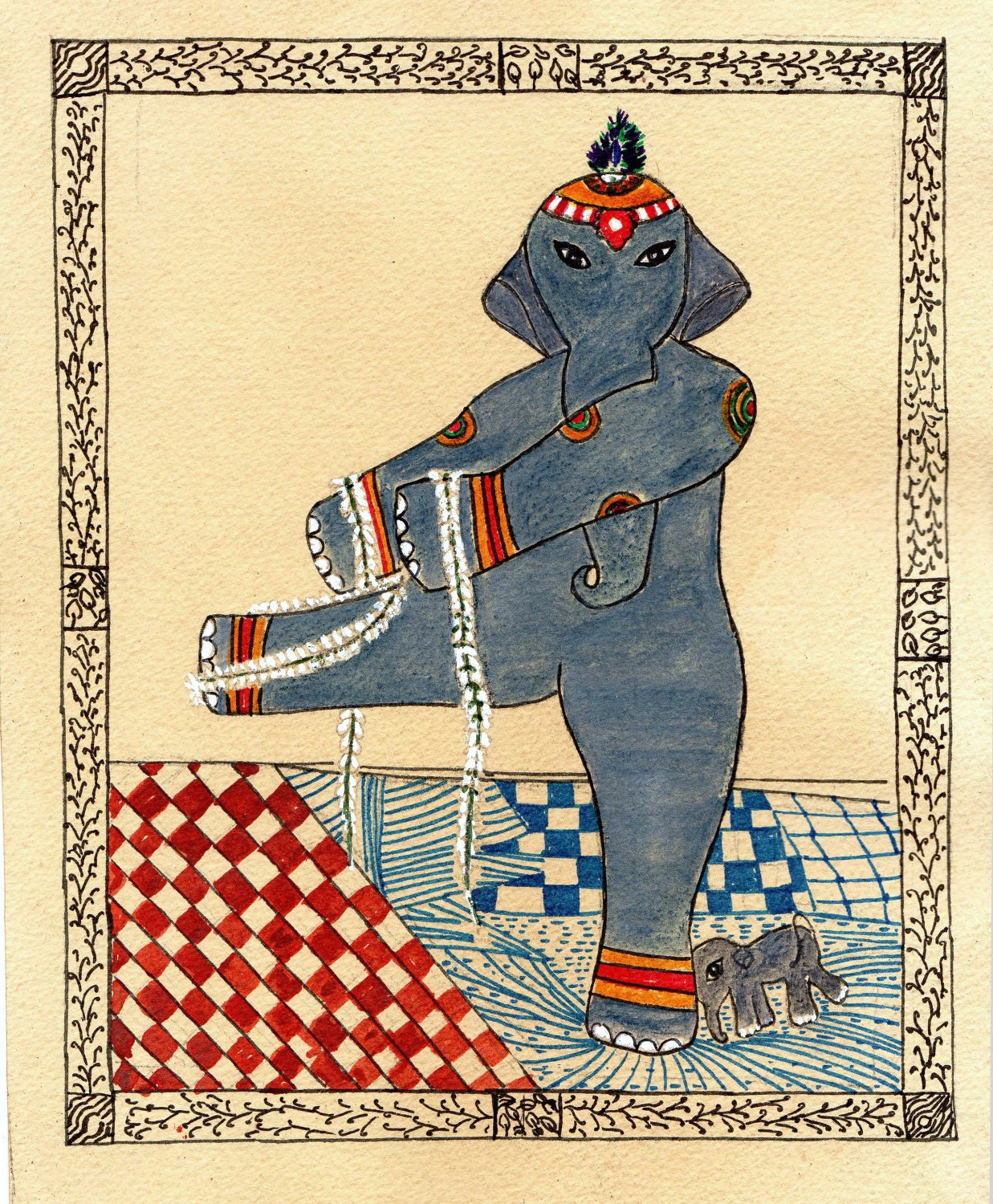 Yoga Elephant Pose