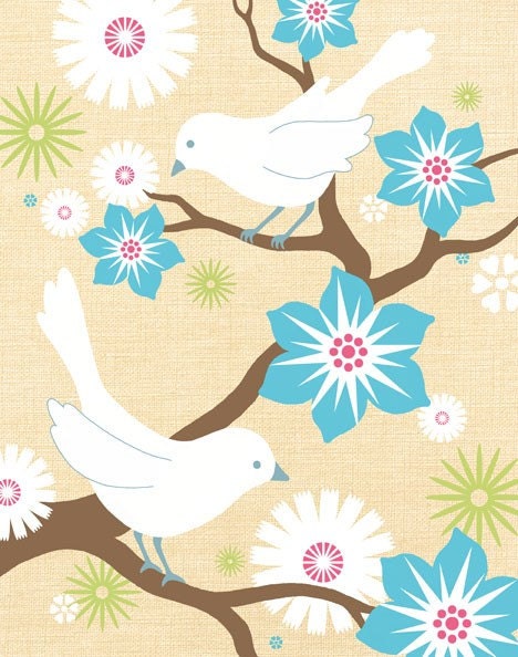 Spring Perch 2 Art Print