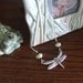 Dragonfly n Lampwork Necklace