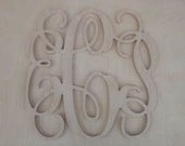 8 inch Vine connected monogram letters