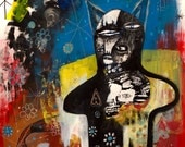 Shaman Wolf Print - Jesse Reno - 13"x19" - Beware The Distractions