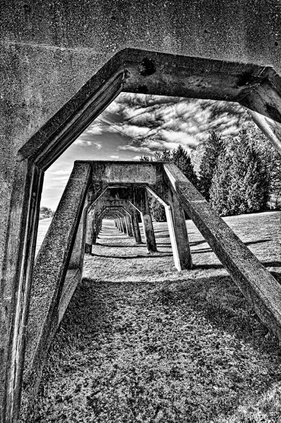 Concrete Pergola (Gas Works Park) - 9" x 13"Giclée Fine Art Photograph printed on Moab Entrada Fine Art RAG 300 gsm Natural White paper