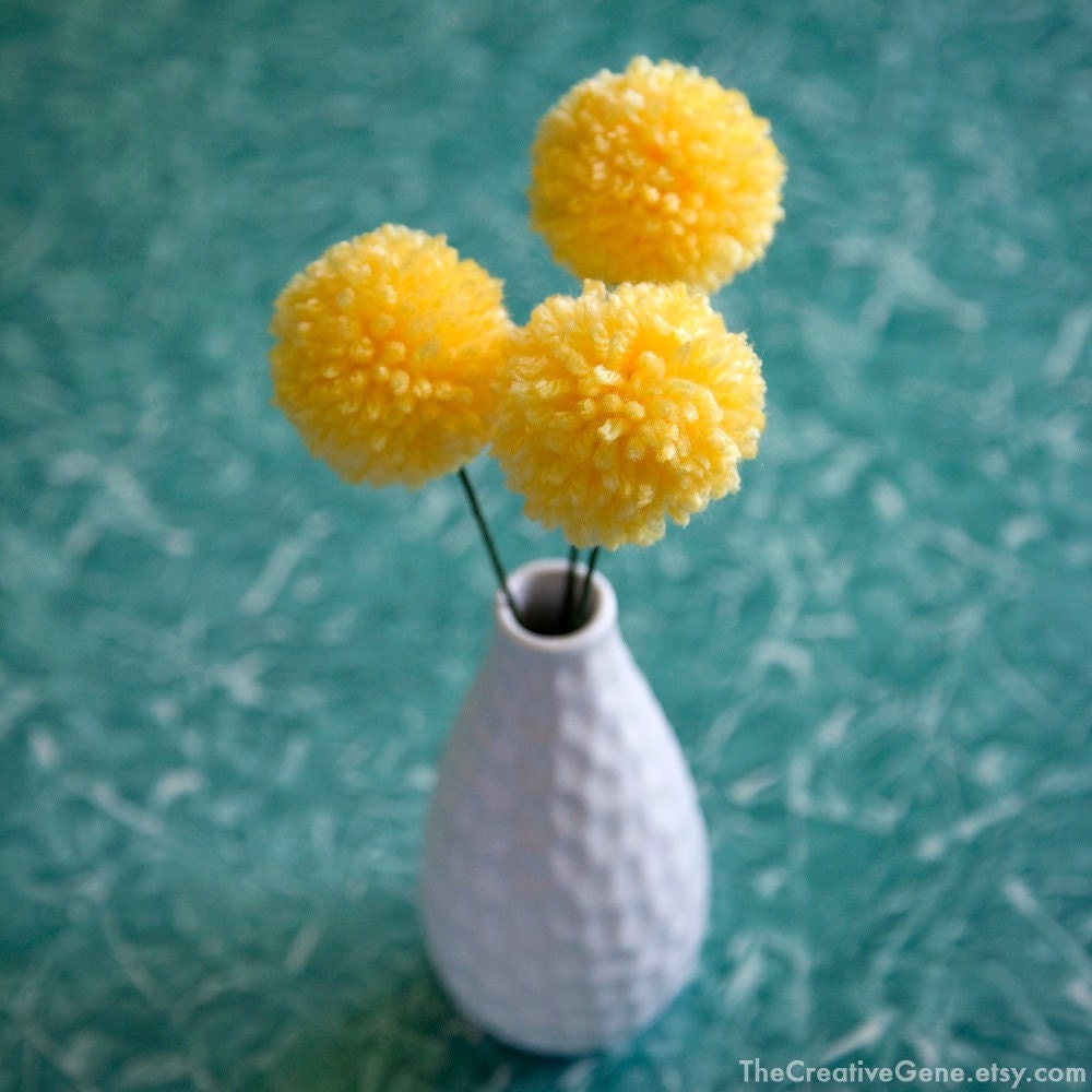 Yellow Poms