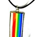 Pink Triangle Black Triangle Stained Glass Pendant Ornament Gay Pride Mothers Day Easter Valentines Wedding Favors Birthday Coming Out Gift