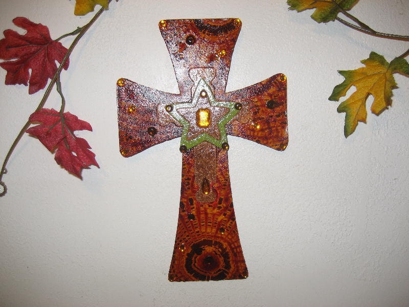 SALE Wooden Wall Cross