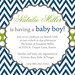 Natalie- Baby Shower Invitation for a boy - PRINTABLE INVITATION DESIGN