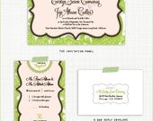 EVERLYN Wedding Invitation and RSVP Set