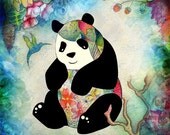 8x11 inches Print - The Lonely Panda