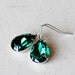 Emerald Green Earrings, Vintage Earrings,Estate Style,Mother's Day Jewelry,Wedding,Everyday Jewelry, Gift for Her,Gift for Mom