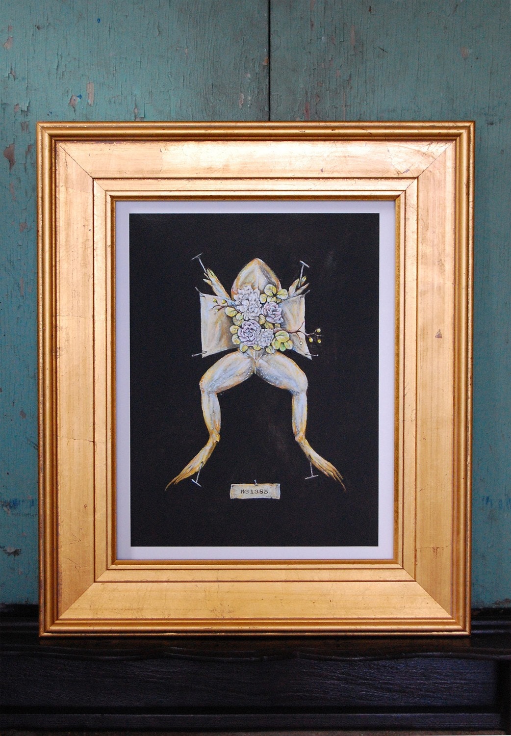 Frog Print - "Birthday" - Open Edition Giclee Print - by Bark Decor