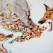 Smoke Signals - Fox Modern Geometric Print - Open Edition Giclee Print -  Sized 18 x 14 - by Bark Decor