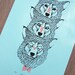 Wolf Totem - Two Color Modern Wolves Screen Print - Editon of 90 - by Bark Decor