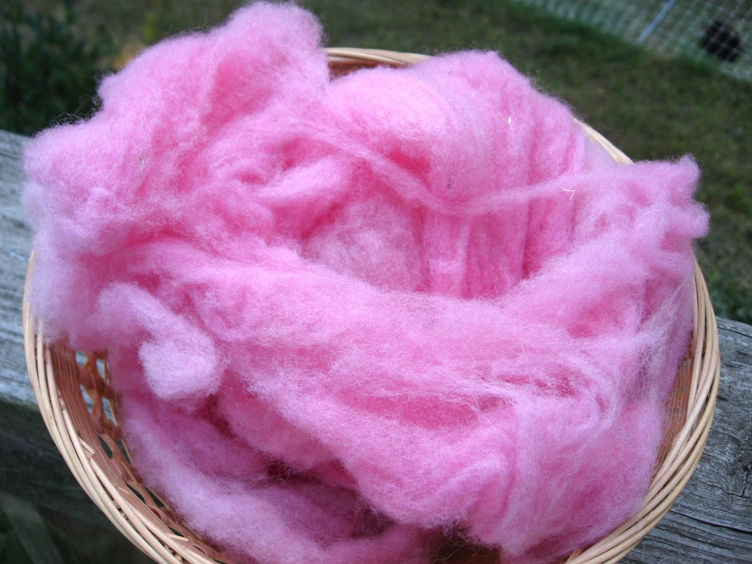Pink Needle Felting Wool, 1 oz.